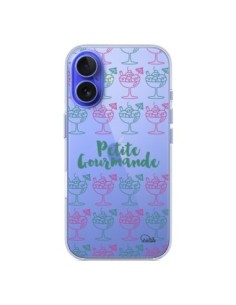 Coque iPhone 16 Petite Gourmande Glaces Ete Transparente...