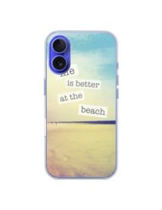 Coque iPhone 16 Life is better at the beach Ete Summer...