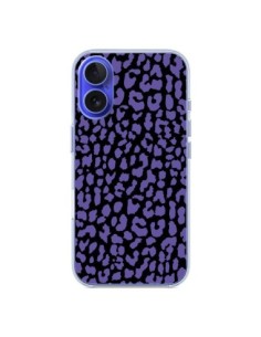 Coque iPhone 16 Leopard Violet - Mary Nesrala