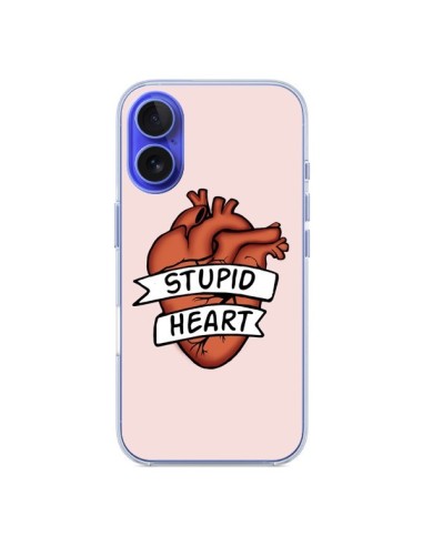 Cover iPhone 16 Stupid Heart Cuore - Maryline Cazenave