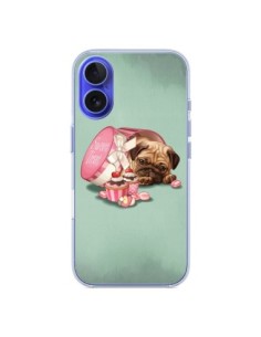 Cover iPhone 16 Cane Cupcakes Torta Bonbon Boite -...