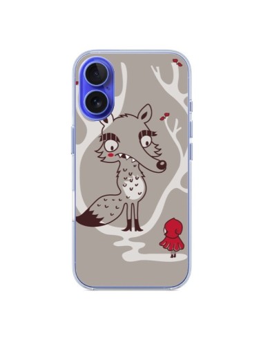 Coque iPhone 16 Le Petit Chaperon Rouge Loup - Maria Jose Da Luz