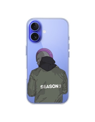 Cover iPhone 16 Freezer Dragon Ball Z Trasparente - Mikadololo
