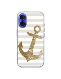 iPhone 16 Case Ancora Marina Oro - Monica Martinez