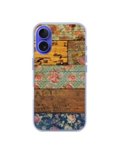 iPhone 16 Case Barocco Style Wood - Maximilian San