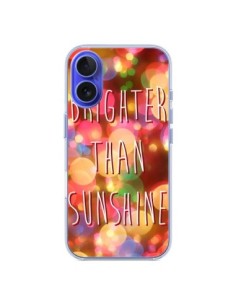 Coque iPhone 16 Brighter Than Sunshine Paillettes -...