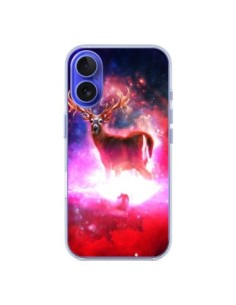 Cover iPhone 16 Cosmic Deer Cervo Galaxy - Maximilian San