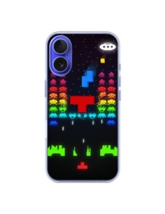 iPhone 16 Case Invatris Space Invaders Tetris Jeu -...