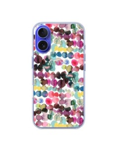 iPhone 16 Case Gradient Tropical Color Lines - Ninola Design