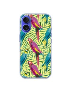 iPhone 16 Case Pappagalli Tropicali Multicolor - Ninola...