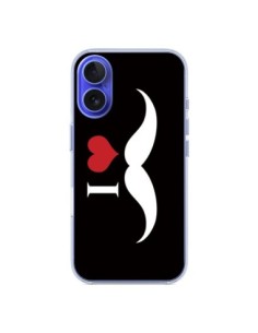 iPhone 16 Case I Love Moustache - Nico