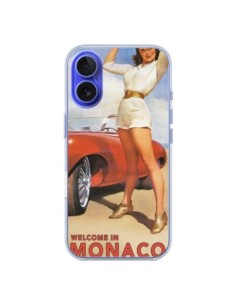 iPhone 16 Case Pin Up With Love From Monaco Vespa Vintage...