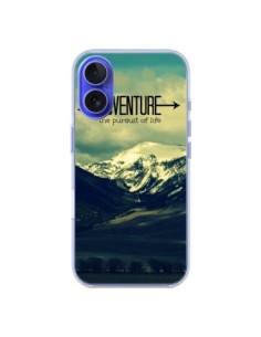 Coque iPhone 16 Adventure the pursuit of life Montagnes...