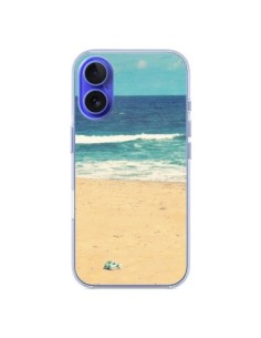 Coque iPhone 16 Mer Ocean Sable Plage Paysage - R Delean