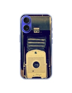 Coque iPhone 16 Appareil Photo Vintage Polaroid Boite - R...