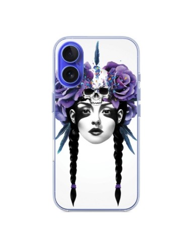 Cover iPhone 16 Ragazza Fiori Warrior - Ruben Ireland