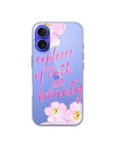 iPhone 16 Case Explorer of Truth and Beauty Clear -...