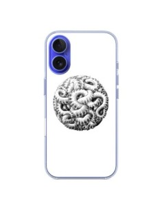 Coque iPhone 16 Boule Tentacule Octopus Poulpe - Senor...