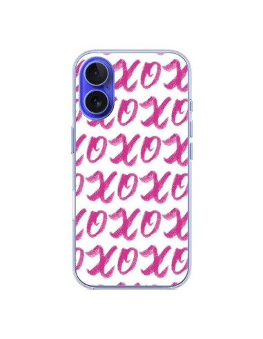 Coque iPhone 16 XoXo Rose Transparente - Yohan B.