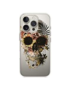 Coque iPhone 16 Pro Garden Skull Tête de Mort...