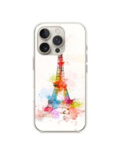 Coque iPhone 16 Pro Paris Tour Eiffel Muticolore - Asano...