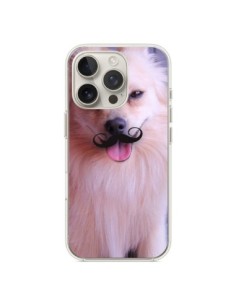 Coque iPhone 16 Pro Clyde Chien Movember Moustache -...