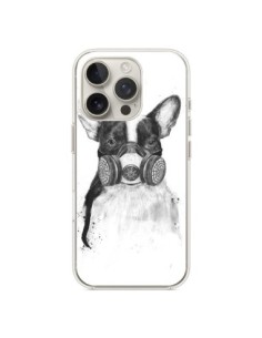 Coque iPhone 16 Pro Tagueur Bulldog Dog Chien Big City...