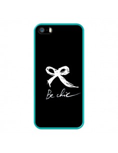 Coque Be Chic Noeud Papillon Blanc pour iPhone 5 et 5S - Léa Clément 2