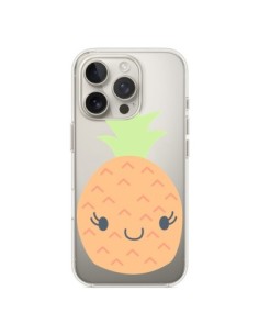 Coque iPhone 16 Pro Ananas Pineapple Fruit Transparente -...