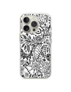 iPhone 16 Pro Case Aztec Black and White - Eleaxart