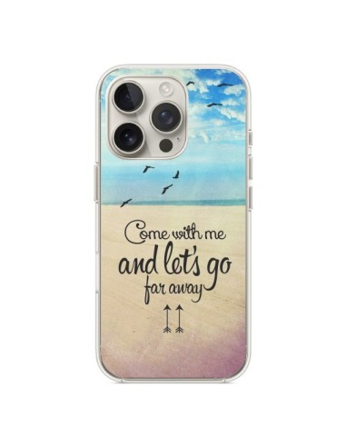 iPhone 16 Pro Case Let's Go Far Away Beach - Eleaxart