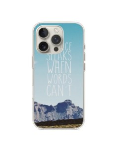 Cover iPhone 16 Pro Silence speaks when words can't...