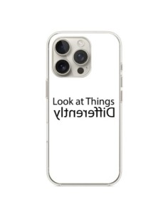 Coque iPhone 16 Pro Look at Different Things Black - Shop...