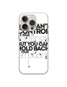 Coque iPhone 16 Pro Feelings Sentiments Emotions - Javier...