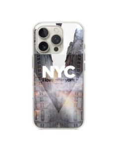 Coque iPhone 16 Pro I Love New York City Orange - Javier...