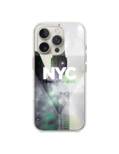 Cover iPhone 16 Pro I Love New York City Grigio Viola...