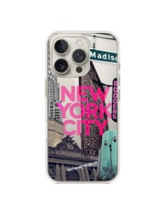 Coque iPhone 16 Pro New Yorck City NYC Transparente -...