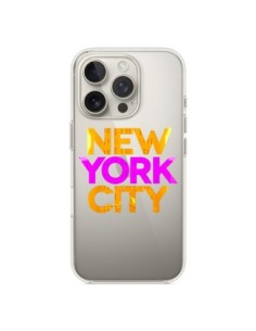 Coque iPhone 16 Pro New York City NYC Orange Rose...