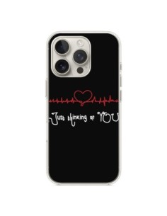Coque iPhone 16 Pro Just Thinking of You Coeur Love Amour...