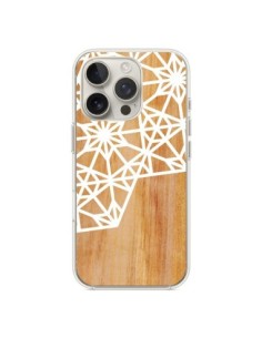 iPhone 16 Pro Case Frozen Stars Wood Aztec Tribal - Jenny...
