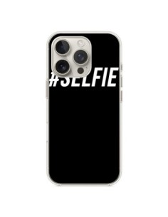 Cover iPhone 16 Pro Hashtag Selfie Bianco Verticale -...