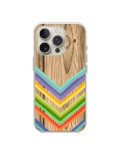 Cover iPhone 16 Pro Tribal Azteco Legno Wood - Jonathan...