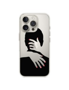 Cover iPhone 16 Pro Calin Hug Amore Carino Trasparente -...