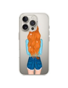 iPhone 16 Pro Case Red Hair Don't Care Capelli Rossi...