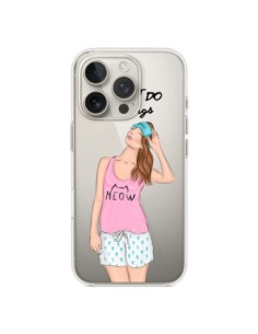 iPhone 16 Pro Case I Don't Do Mornings Matin Clear -...