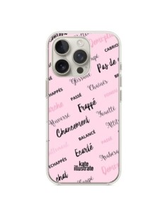 Cover iPhone 16 Pro Ballerina Parole - kateillustrate