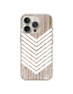 iPhone 16 Pro Case Tribal Aztec Wood Wood Arrow White -...
