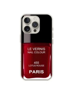 iPhone 16 Pro Case Nail polish Paris Lotus Red - Laetitia
