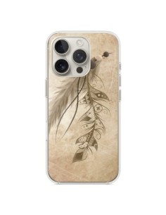 Cover iPhone 16 Pro Bohemian Feather Plume Attrape Reves...
