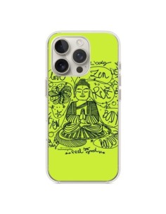 Coque iPhone 16 Pro Buddha Listen to your body Love Zen...